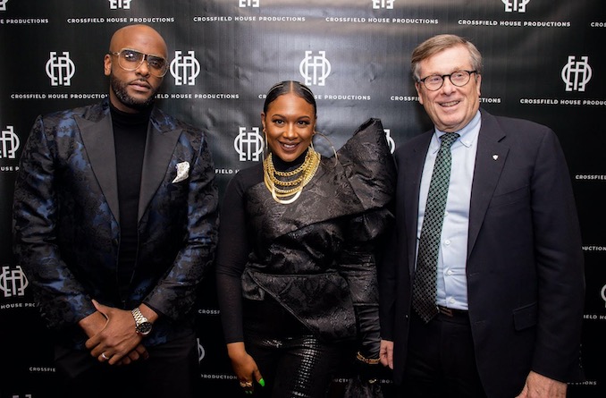 Troy Crossfield - Sheronna, myself and the Mayor at our Premier of A Little White Lie