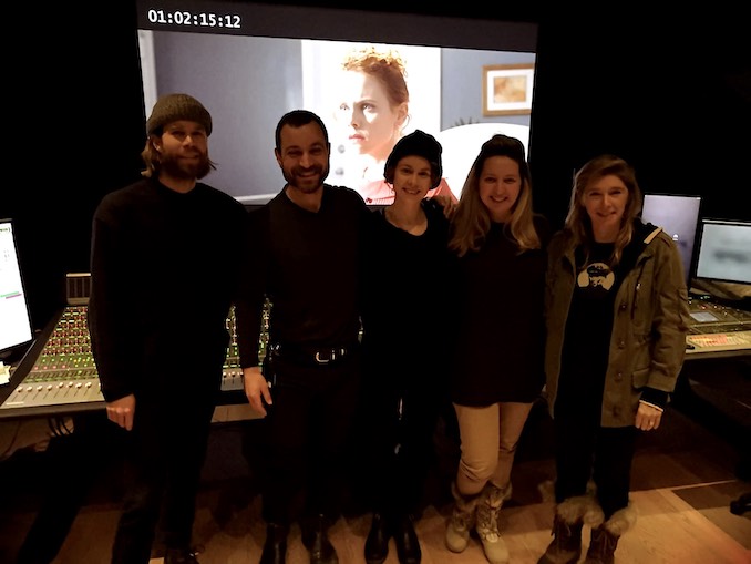 Pictured here (with director Simone Stock, and composers Jason Couse and Suad Bushnaq) after we wrapped the sound mix on a short film that I wrote while at the CFC. I'm continually awestruck by the number of brains and hearts that feed into the creative process of putting stories on screen - it truly takes a village. 