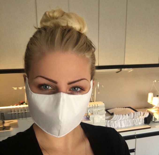 Diana Von Gruning donating hundreds of Covid-19 masks