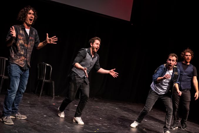 Vest of Friends at TOsketchfest 2020. Photo by Dahlia Katz