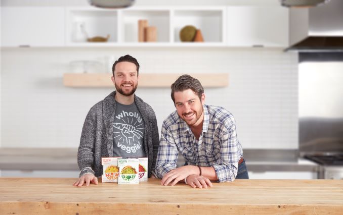 Wholly Veggie Co-founders Johnathan Bonnell (left) and David Gaucher(right)