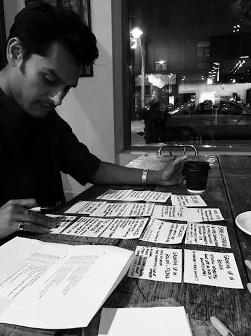 Vikram Dasgupta @ a coffee shop, Queen East - Toronto, Canada