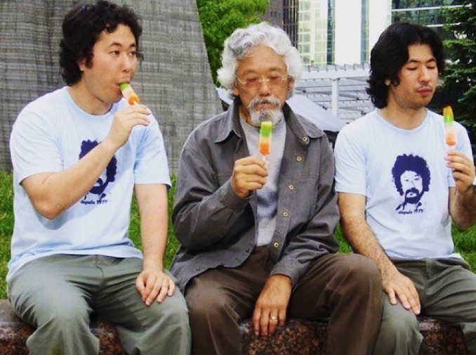 David Suzuki has taught me and my brother a lot about work/life balance.