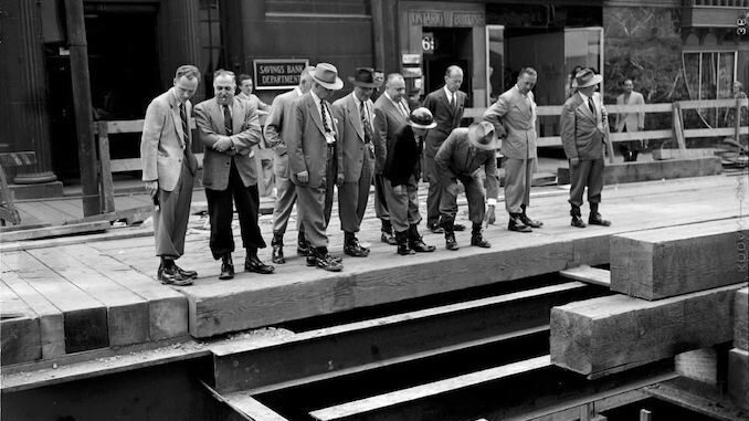 Vintage Photographs from the Construction of the Toronto Subway