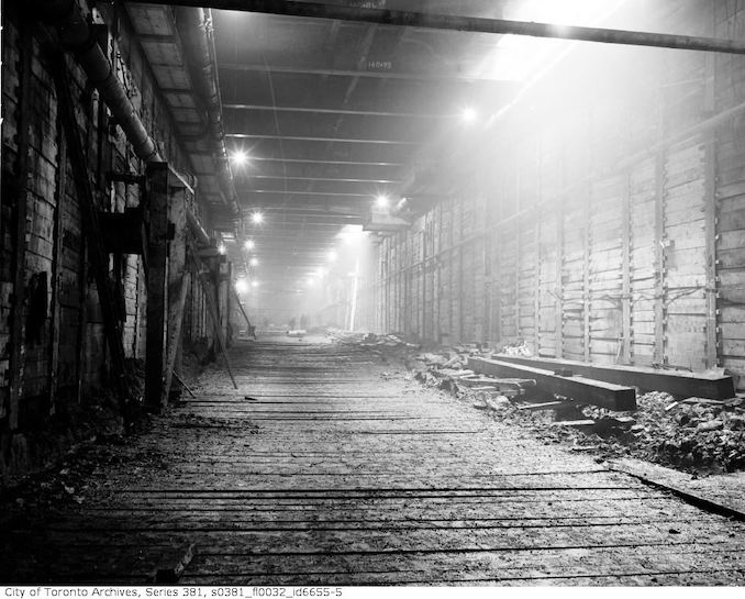 1950-March 16-Underground construction near Queen Street