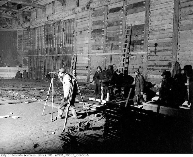 1950-March 17-Underground construction, Shuter Street