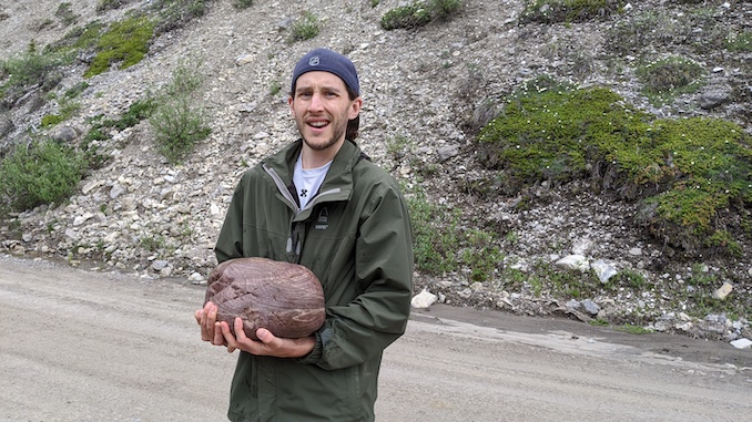 Steve Kaszas - And finally, check out this pretty rock I found.