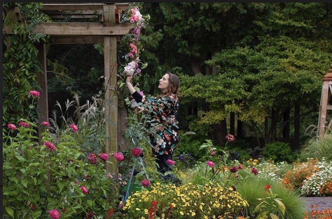 Behind the scenes of JOEY Short Film, creating a flower arch first thing in the AM for the colourful wedding scene. I’ve had a side hustle of designing wedding flowers for the past few years, I love it when my film and flower worlds collide!