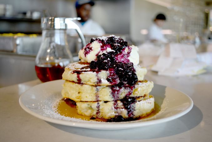 Mildred's Temple Kitchen's Famous Blueberry Buttermilk Pancakes!