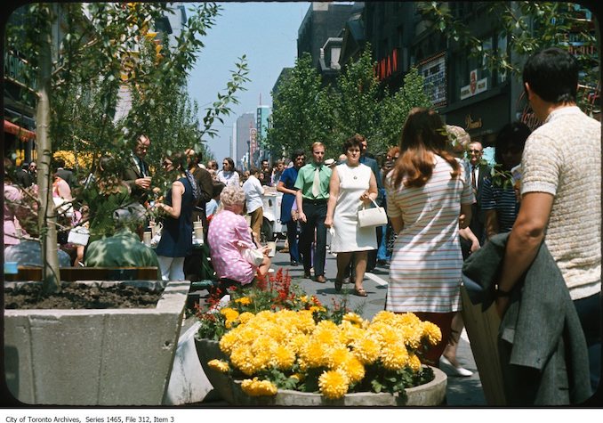 1970 - Yonge Street pedestrian mall