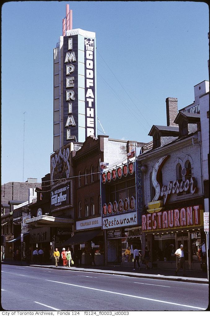 1972 - Imperial Theatre, Yonge Street