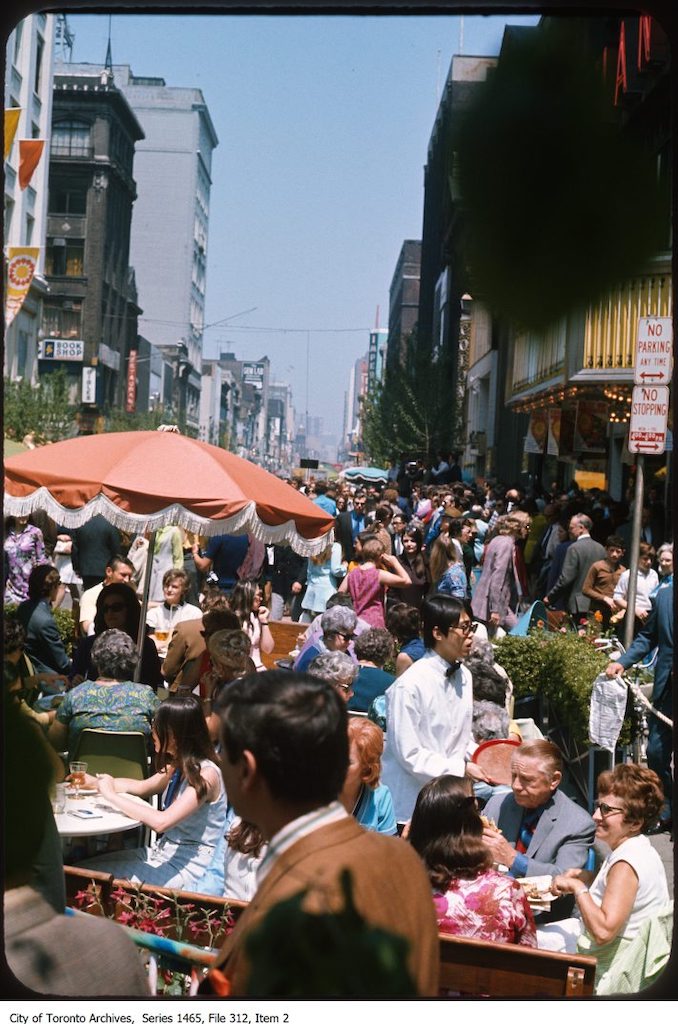 1972 - Yonge Street pedestrian mall