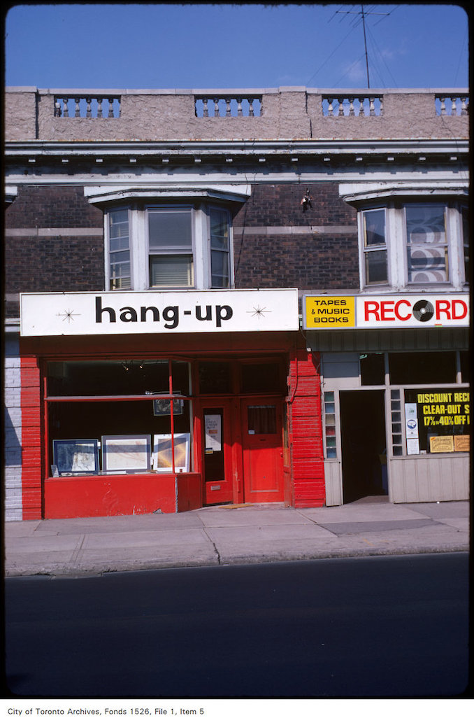 1973 - View of Yonge Street west shops, just north of St. Clair