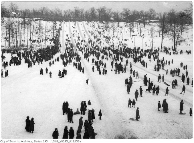 1925 - High Park toboggan slides