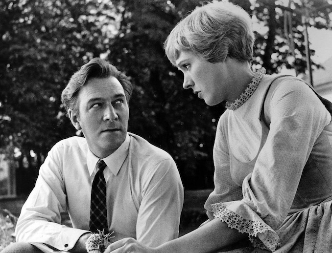 Christopher Plummer and Julie Andrews on location in Salzburg during the filming of The Sound of Music, 1964 -2