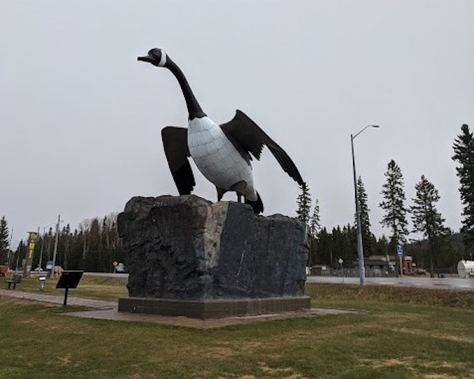 You can’t make a road trip north without stopping by the famous goose in Wawa. I trust that this is the largest Canada Goose in the world, I mean, where else would we put it?