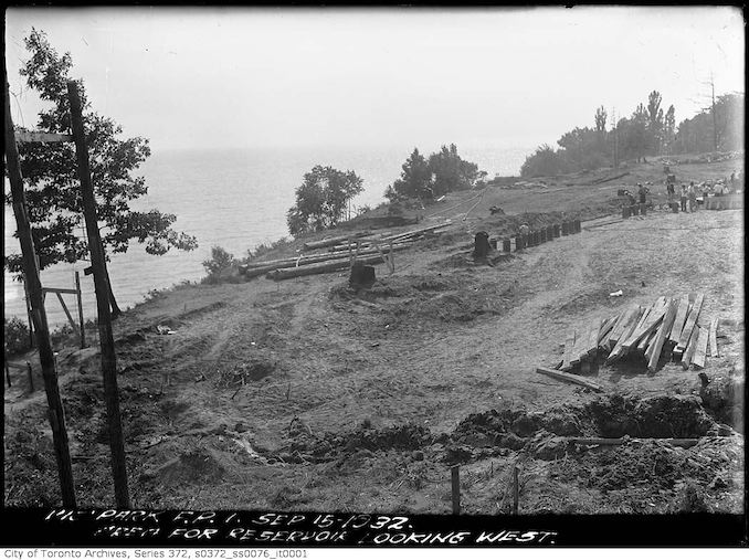 1932 - Area for Reservoir Looking West