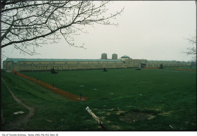 1980s - East end of R.C. Harris Water Filtration Plant lookingsouth