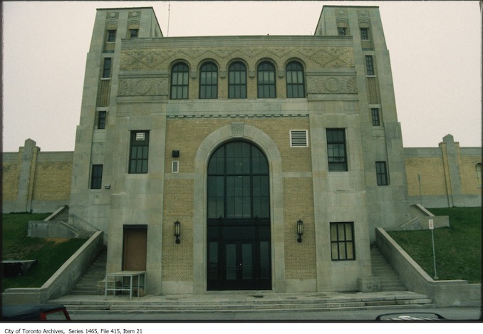 1980s - South entrance to R.C. Harris Water Filtration Plant