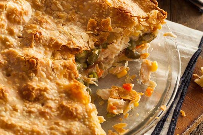 Savoury Holiday Leftovers Pot Pie