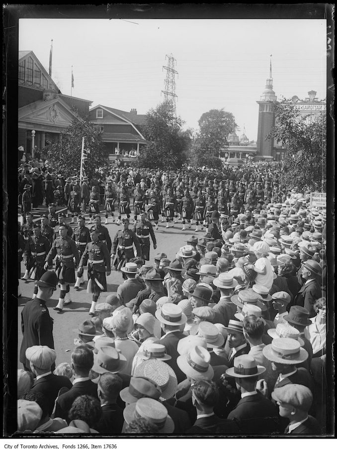 1929-August-CNE Warriors Parade 48th Highlanders
