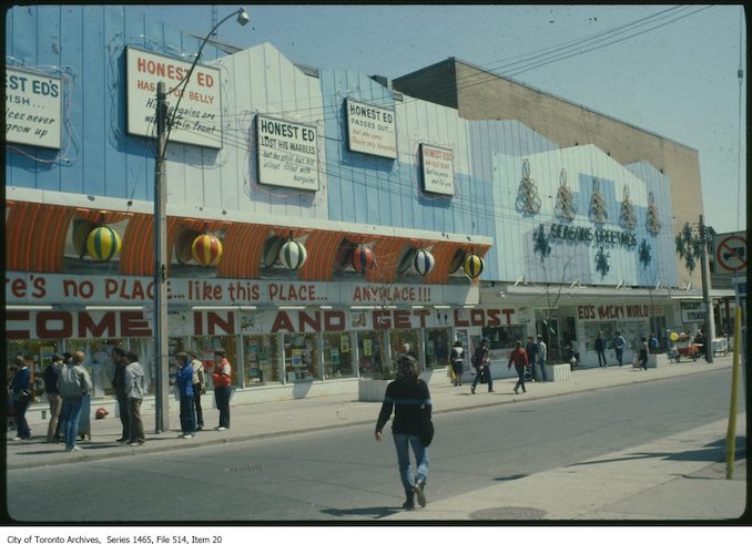 1983-1985-Honest Eds on Markham St