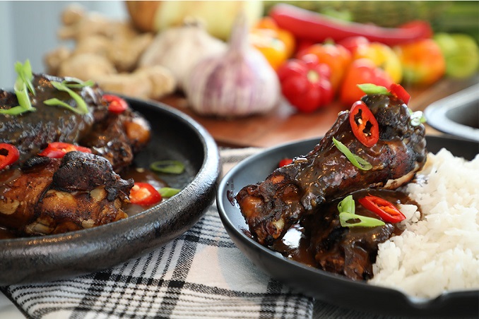 Jamaican Smothered Jerk Turkey Wings