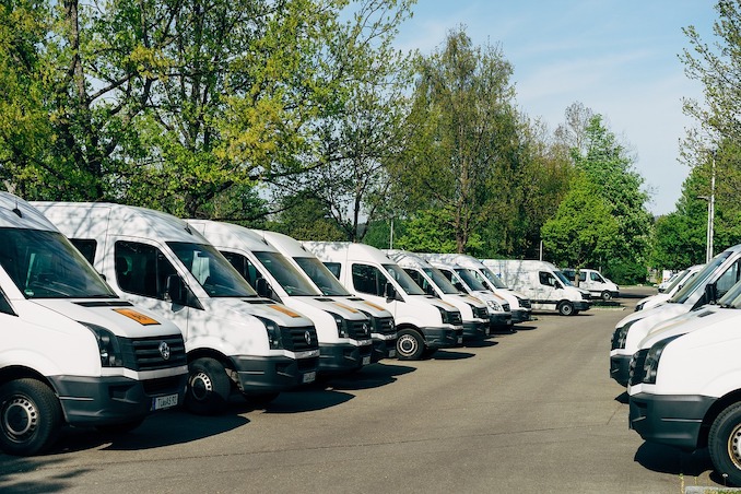 fleet of cars