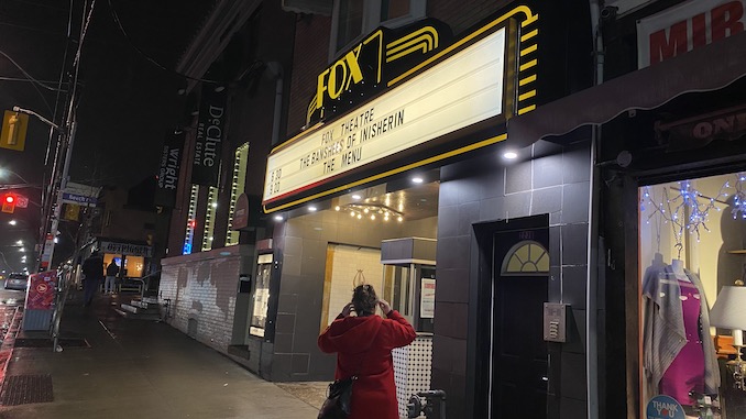 Fox Theatre, Beaches, Night - The Best Independent Cinemas in Toronto Ranked