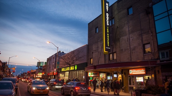 2016 reopening of Hot Docs Cinema, night