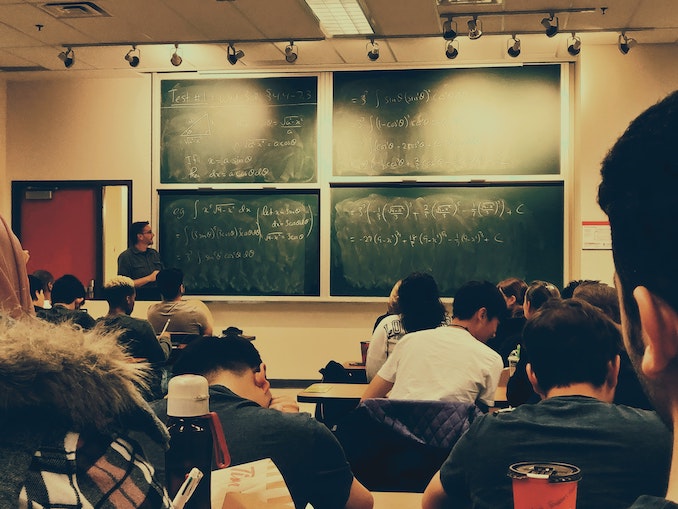 university classroom image