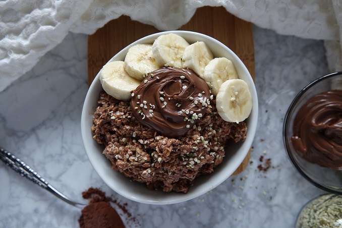 Nutella Overnight Oats