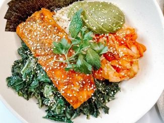 Recipe for Marinated Salmon Bowl