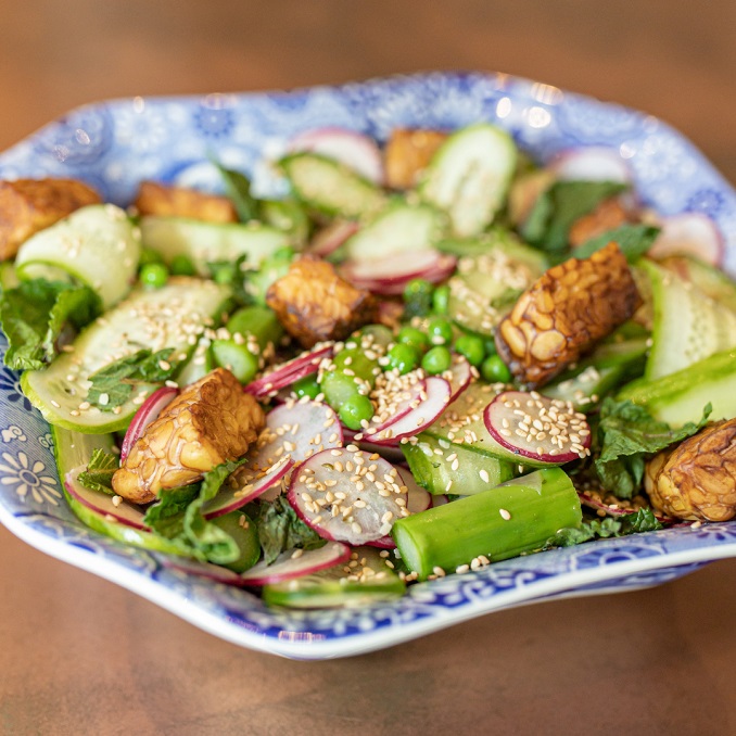 Recipe for Revitalizing Crunch Spring Tempeh Salad