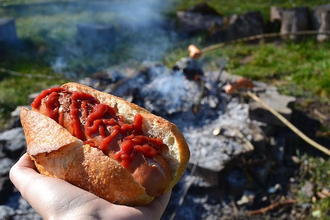 Recipe for Campfire Chili Dogs