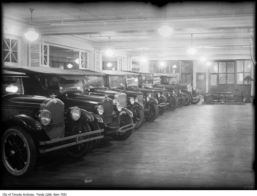 1926 - Overland Sales used car showroom