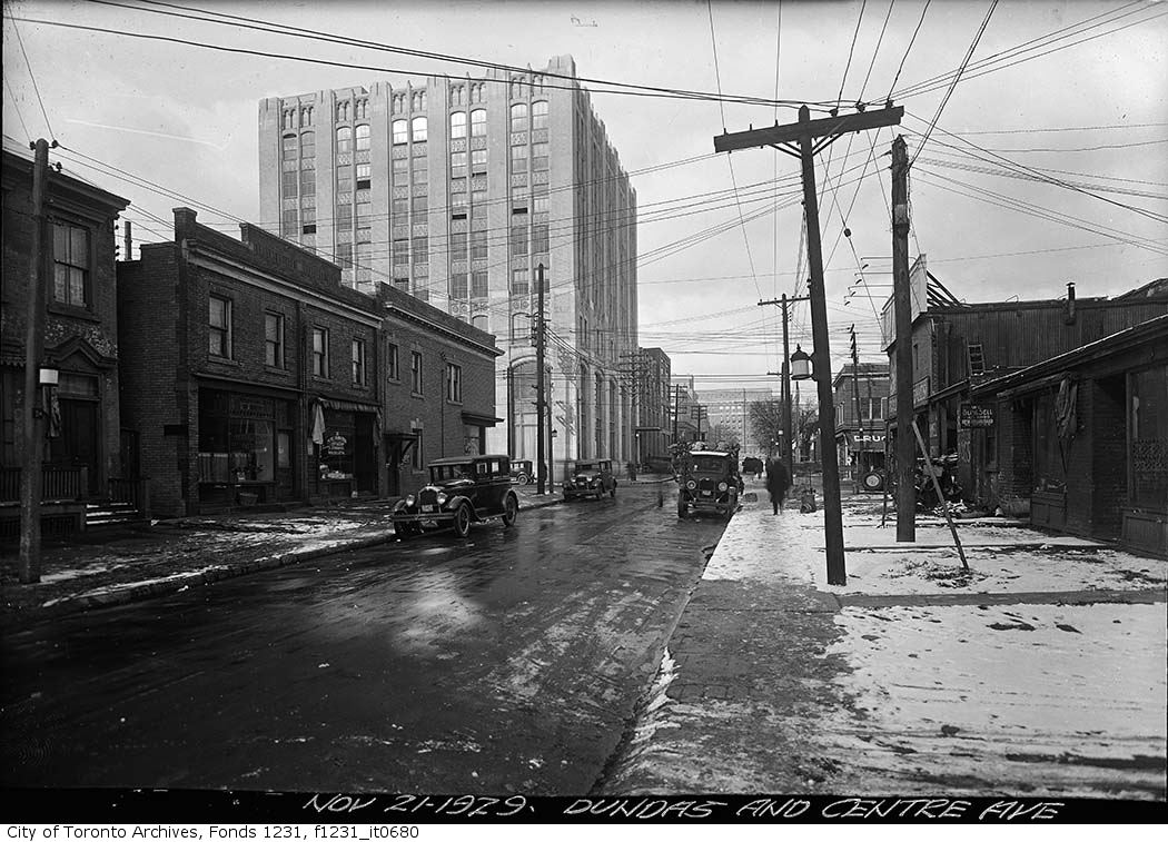 1929 - Centre Avenue and Dundas Street