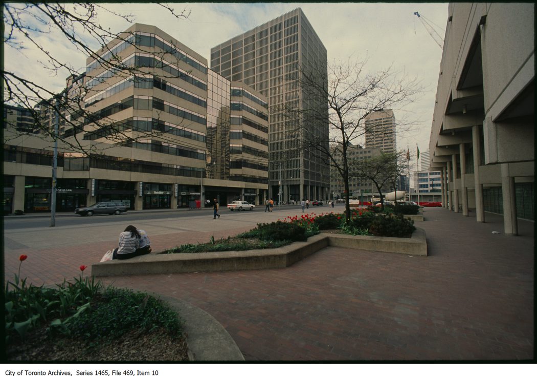 1980? - Toronto Police Services 52 Division on Dundas Street looking east from St. Patrick Street