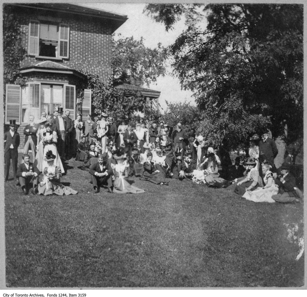 1908 - Wedding party, Lakefield