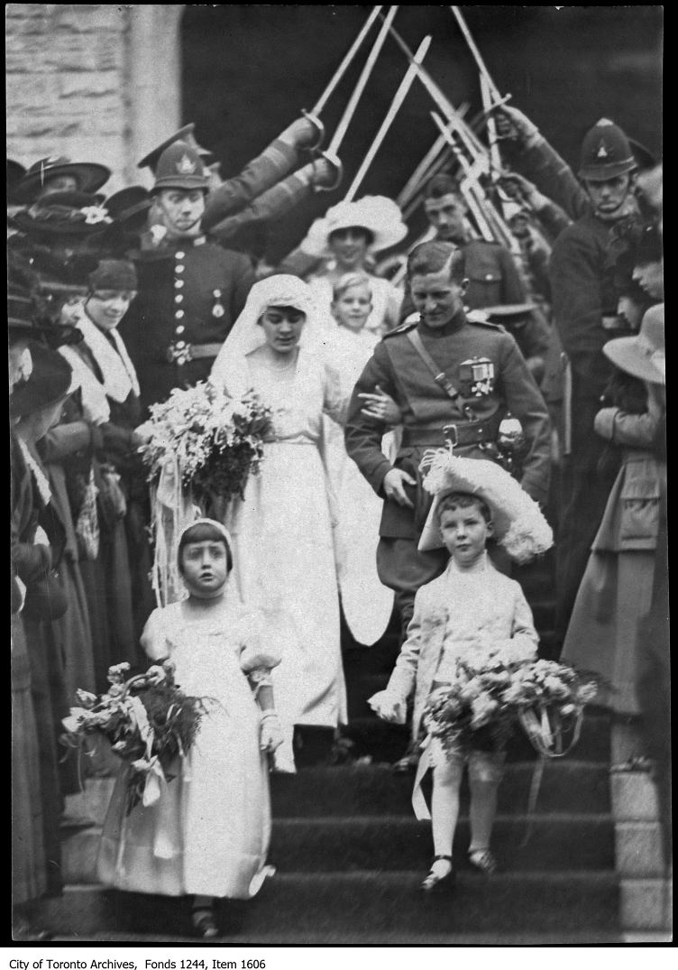 1916 - Colonel W.A. Bishop and Burden wedding