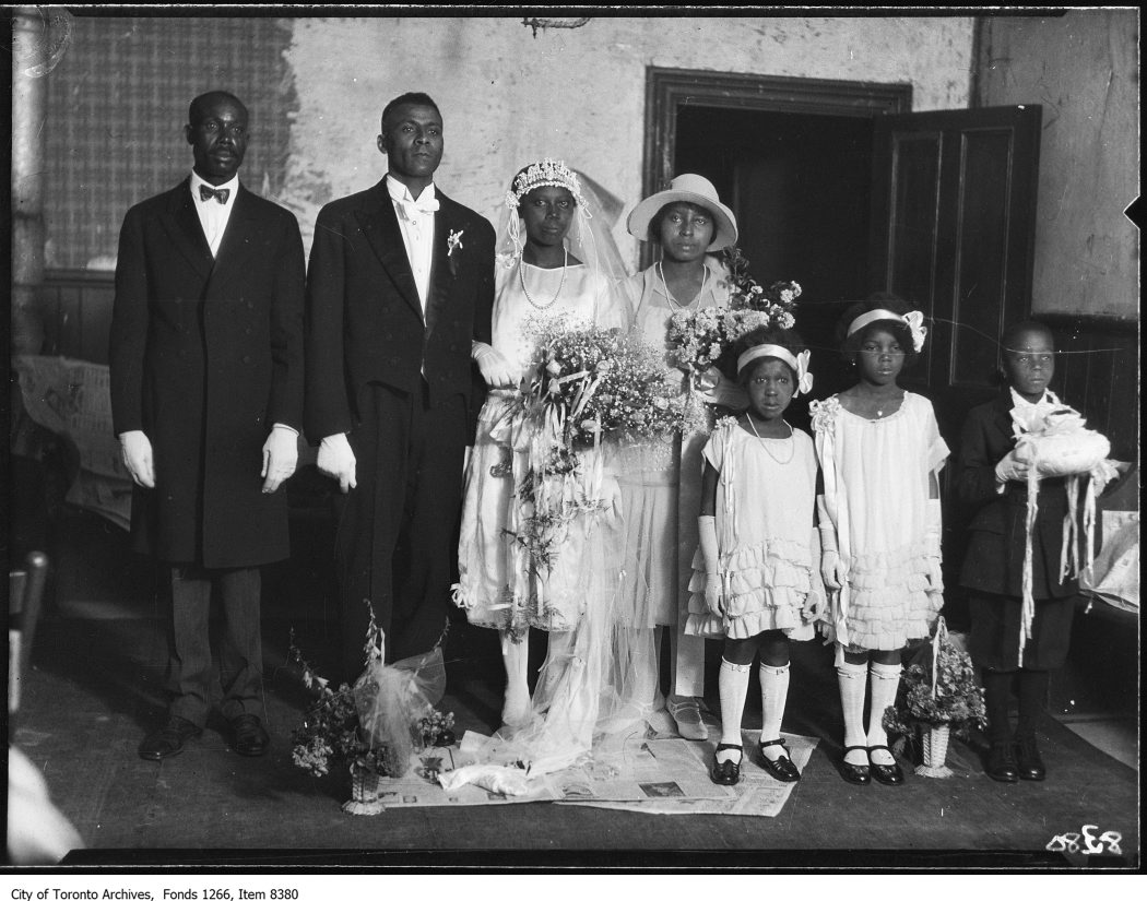 1926 - Joshua Michael Williams and Rachel Adina Stephenson with their wedding party