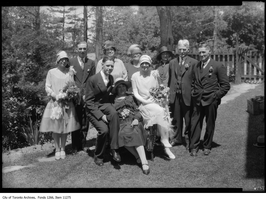 1927 - Myrtle Young wedding, general group