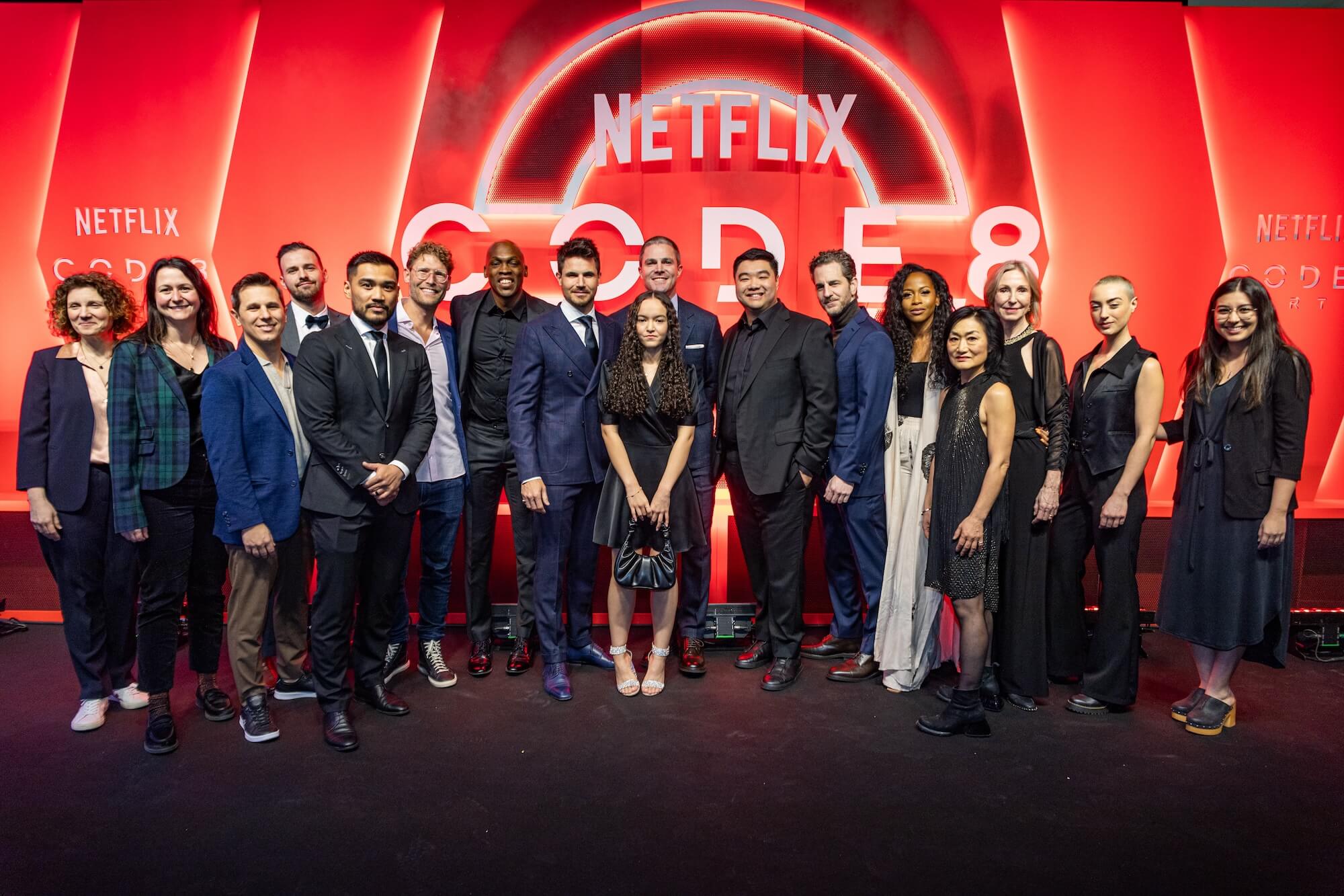 Netflix Code 8 Part II Cast and Director at the film's Premiere in Toronto at the TIFF Lightbox - Photo by Joel Levy Photography