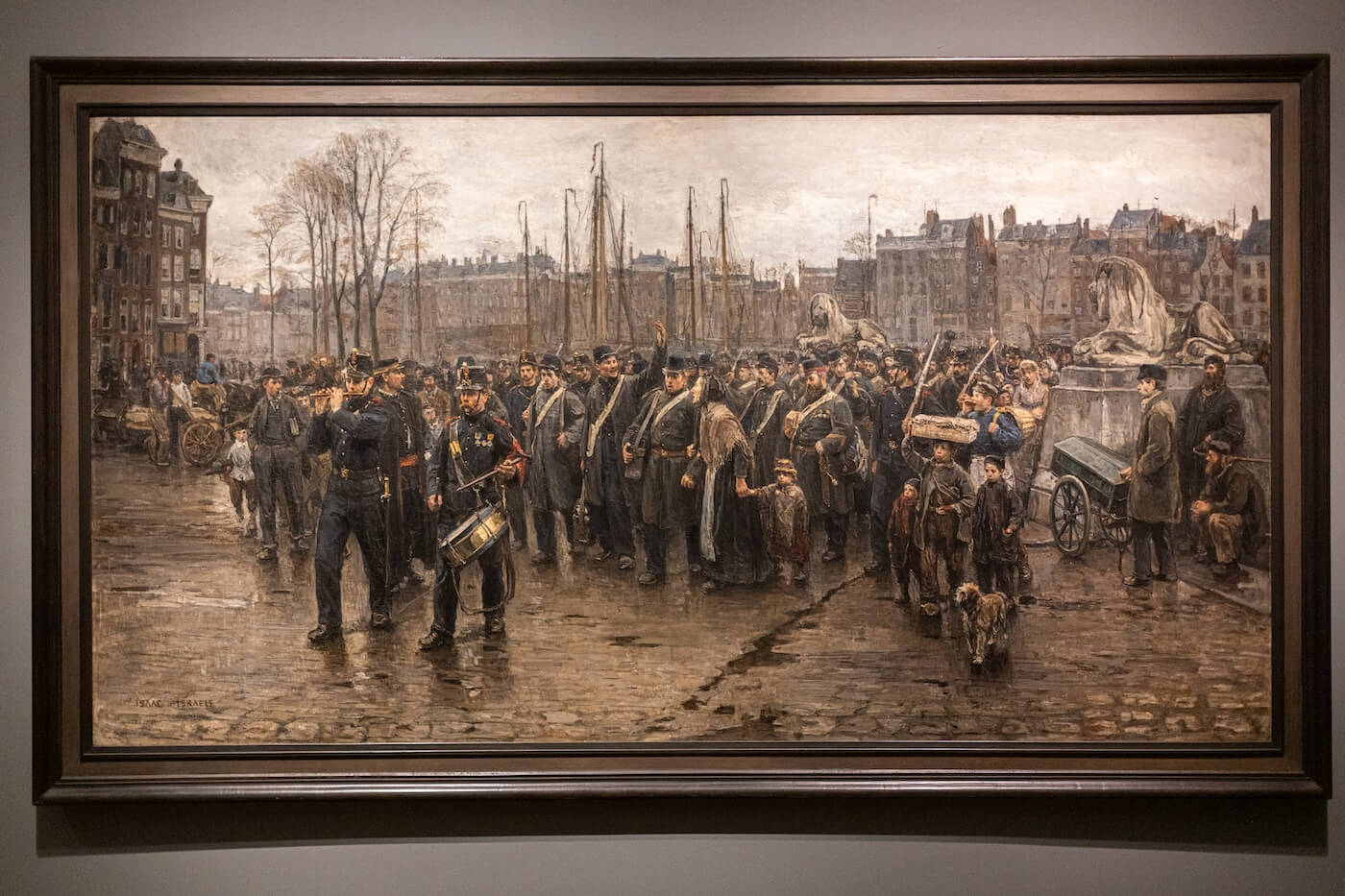 Transport of Colonial Soldiers, 1887, Isaac Israel - Rijksmuseum, Amsterdam - Photo by Joel Levy