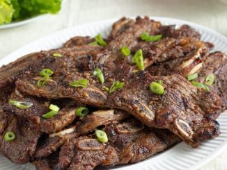 Recipe for Korean Style Beef Short Ribs