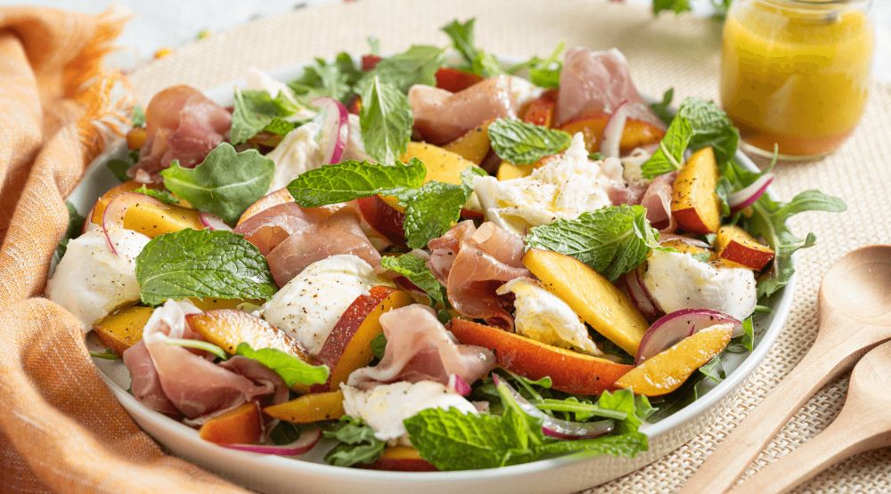 Recipe for Nectarine, Prosciutto and Burrata Salad