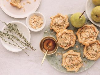 Recipe for Pear Honey and Goat Cheese Galette