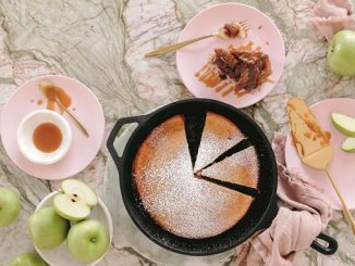 Recipe for Salted Caramel Apple Pancake