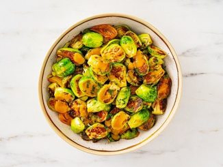 Recipe for Miso Roasted Brussels Sprouts