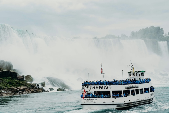 Niagara Falls and the Maid of the Mist